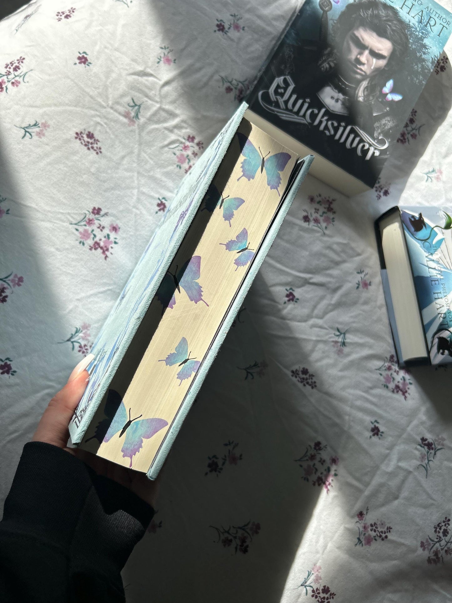 Quicksilver Rebind with sprayed edges by Callie Hart