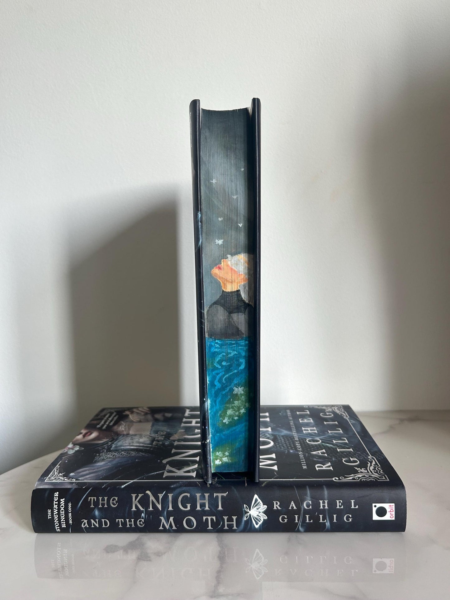 The Knight and The Moth by Rachel Gillig with sprayed edges