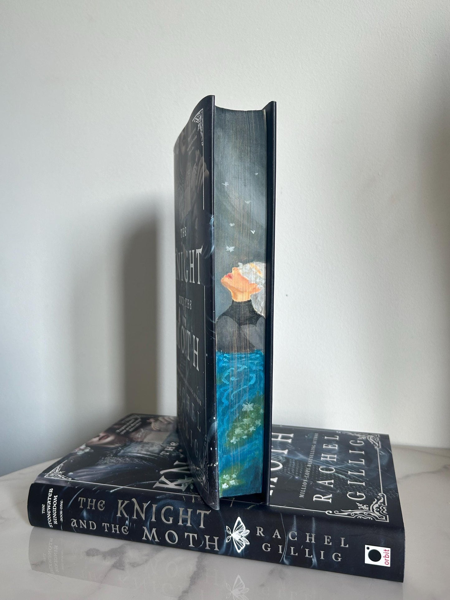 The Knight and The Moth by Rachel Gillig with sprayed edges