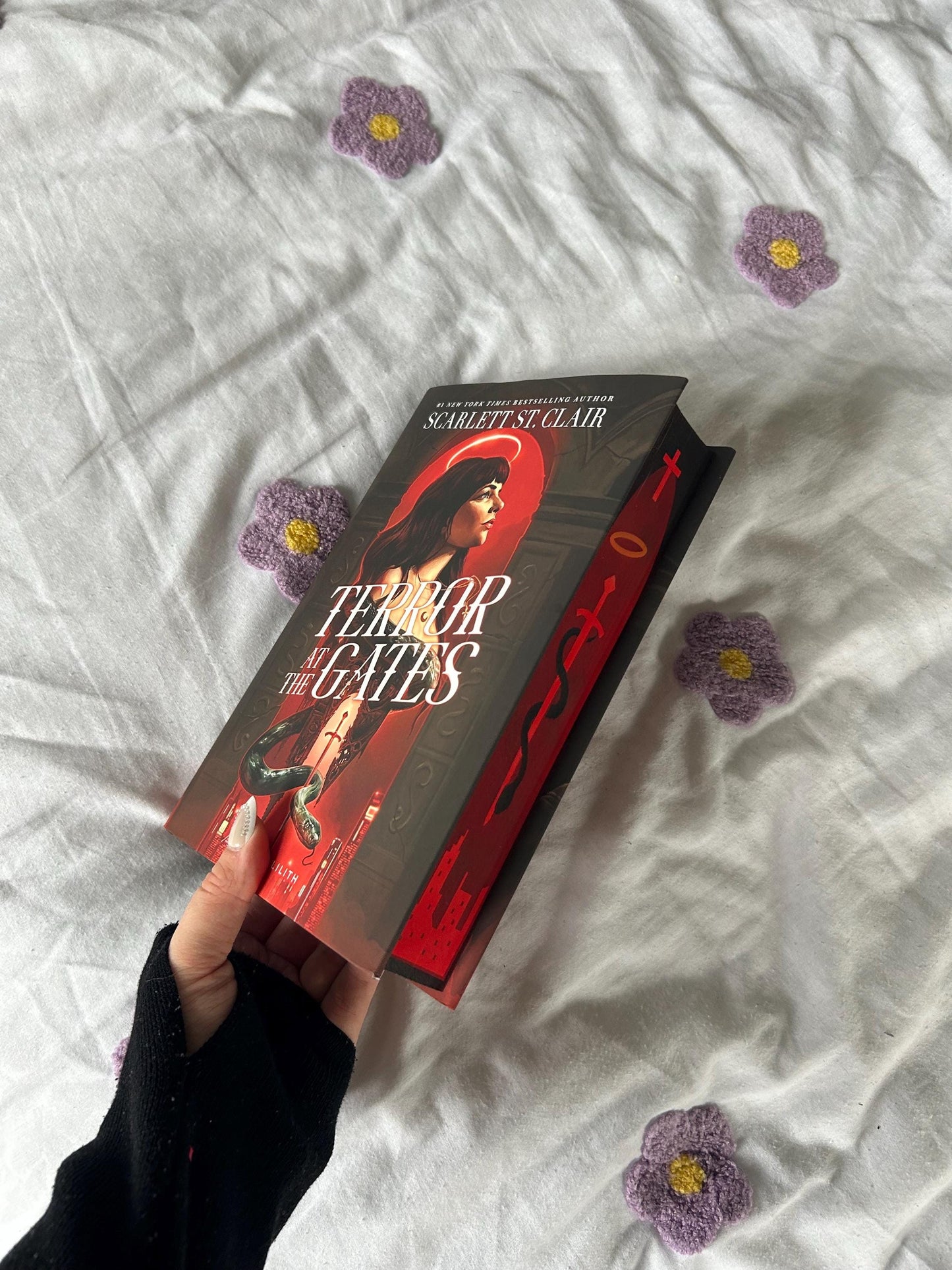 Terror At The Gates: Dark Romance Novel with Custom Sprayed Edges
