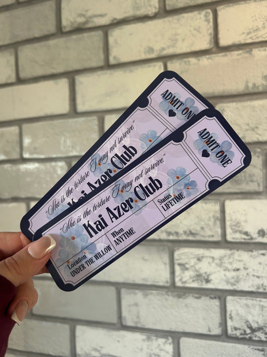 Kai Azer Club Bookmark