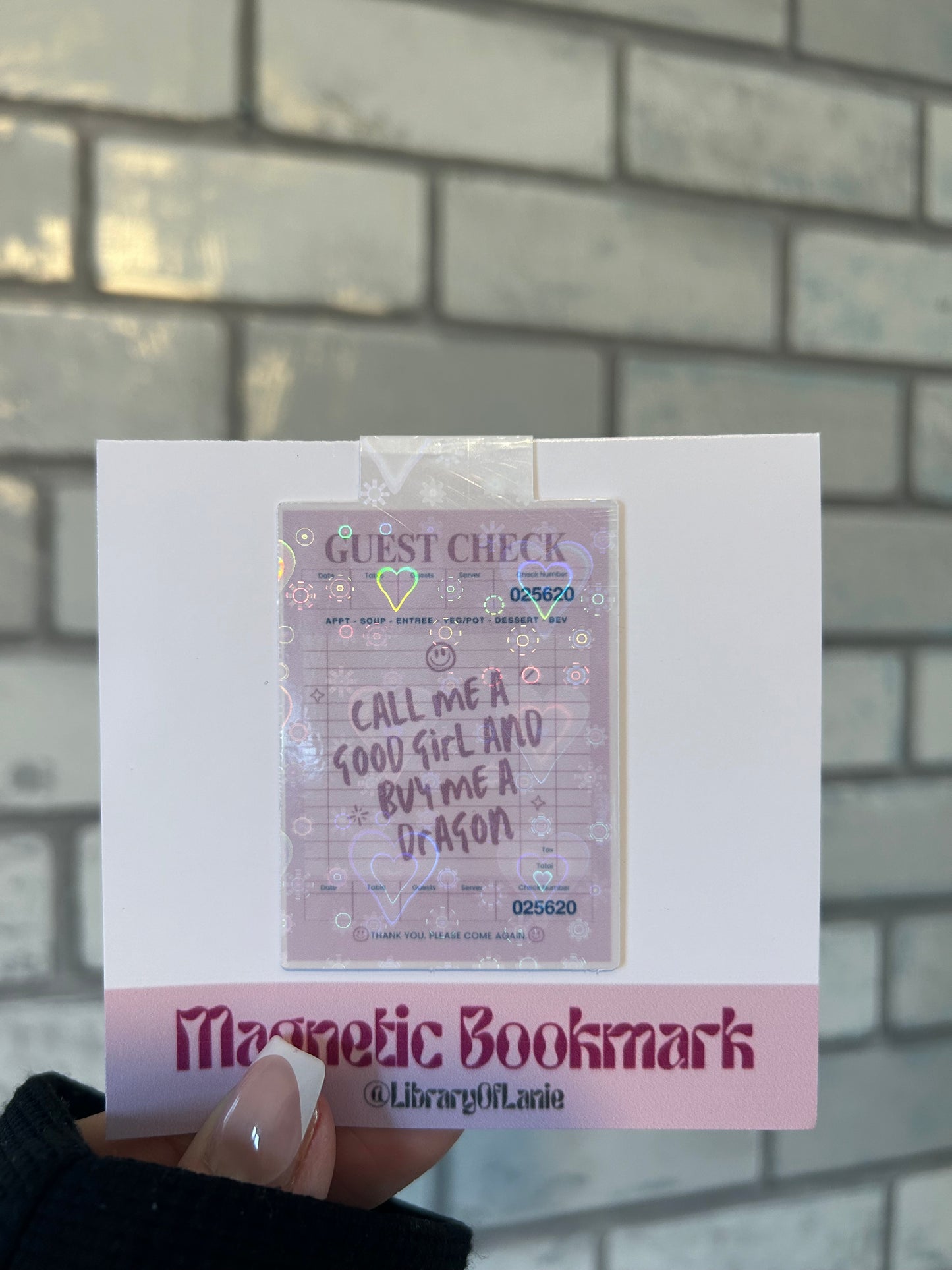 Magnetic Bookmark- Call Me A Good Girl and Buy Me A Dragon