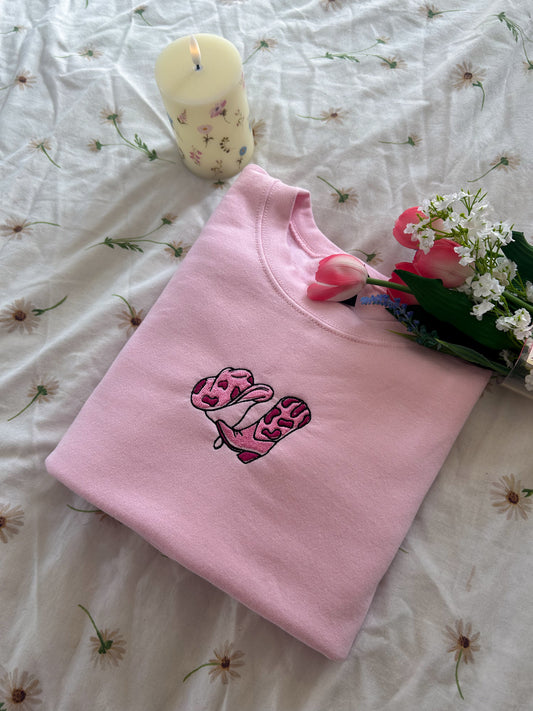 Cowboy Embroidered Sweatshirt