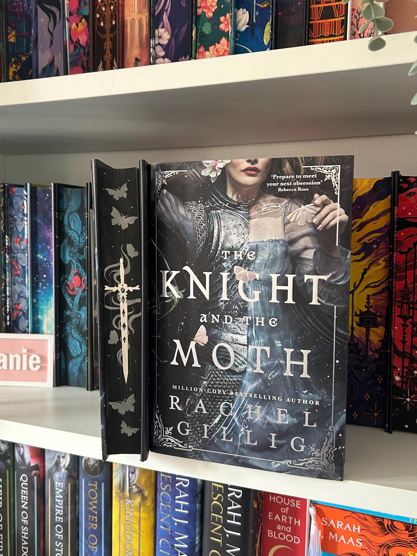 The Knight and The Moth by Rachel Gillig with sprayed edges
