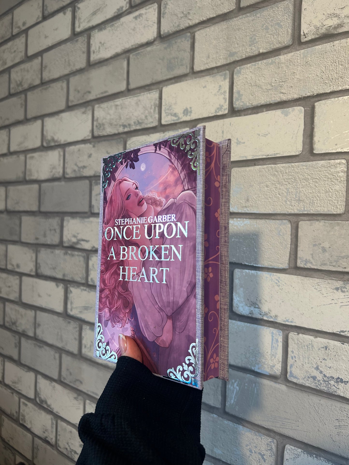 Once Upon A Broken Heart Rebind with Sprayed Edges