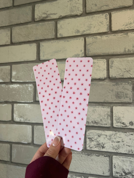 Dainty Floral Print Bookmark