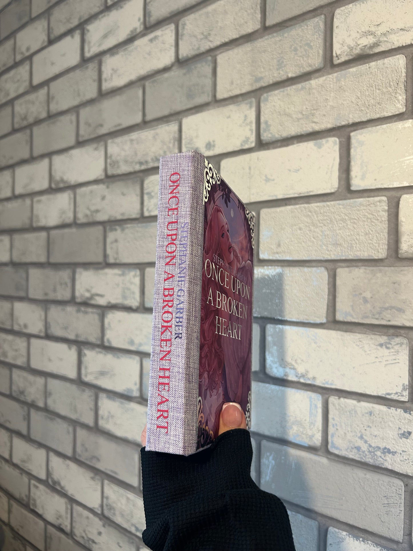 Once Upon A Broken Heart Rebind with Sprayed Edges