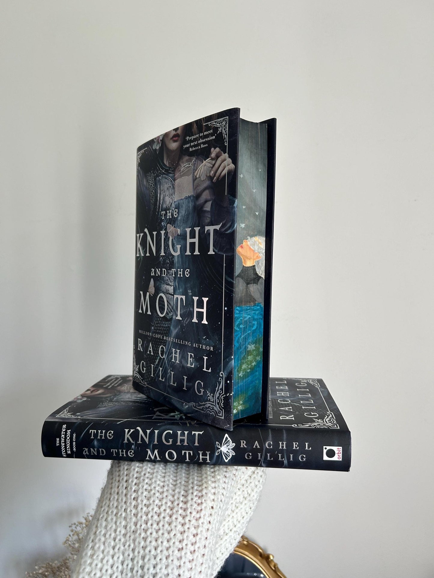 The Knight and The Moth by Rachel Gillig with sprayed edges