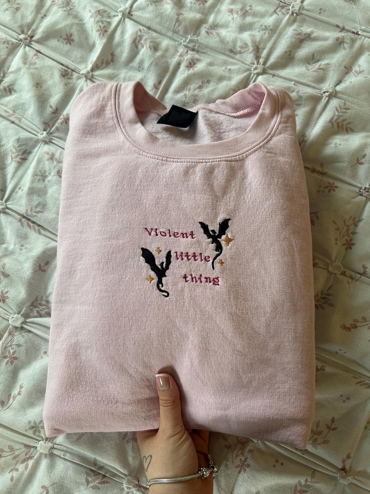 Embroidered Dragon Sweatshirt