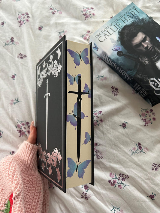 Quicksilver by Callie Hart with sprayed edge