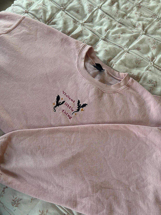 Embroidered Dragon Sweatshirt