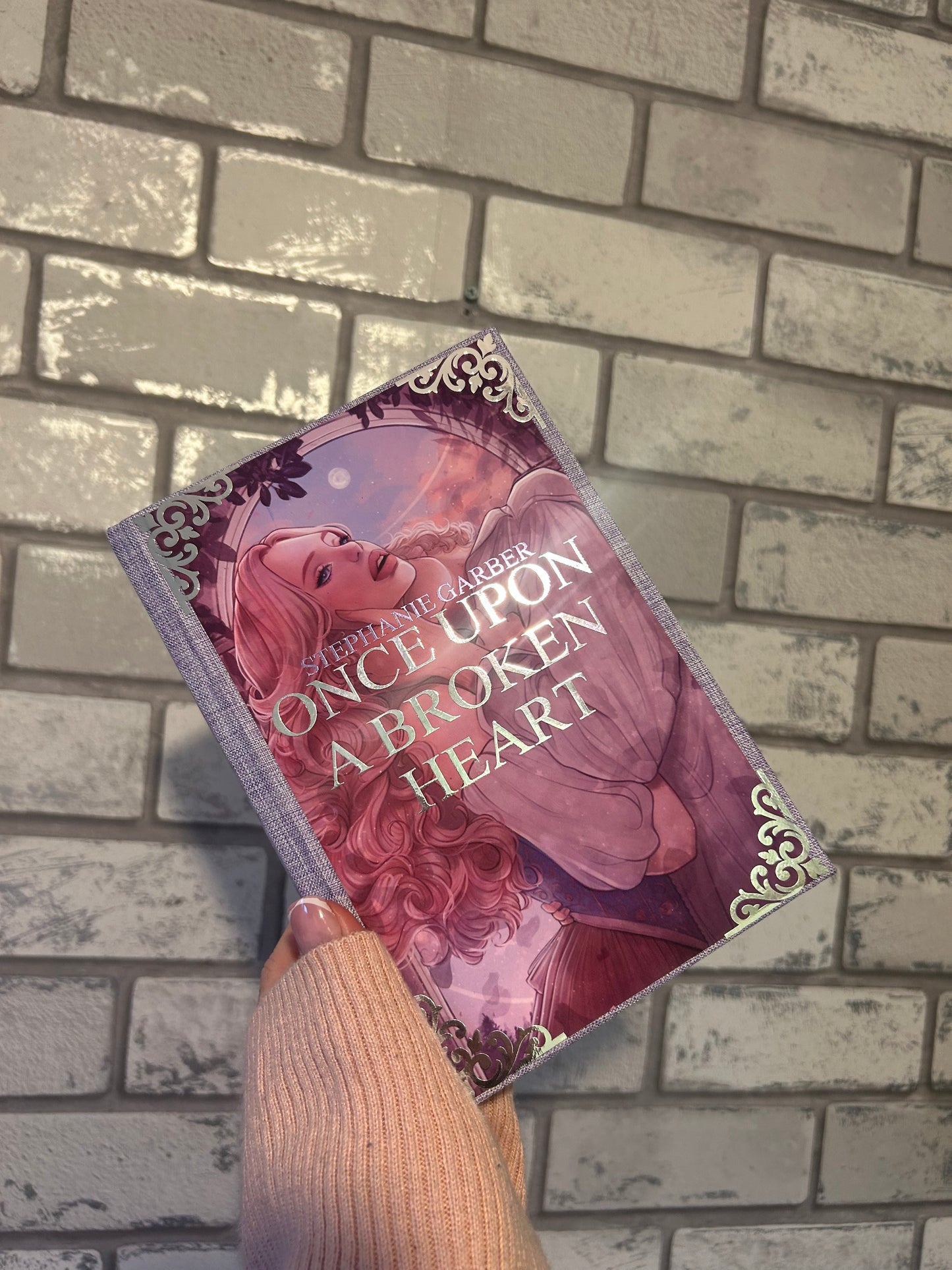 Once Upon A Broken Heart Rebind with Sprayed Edges