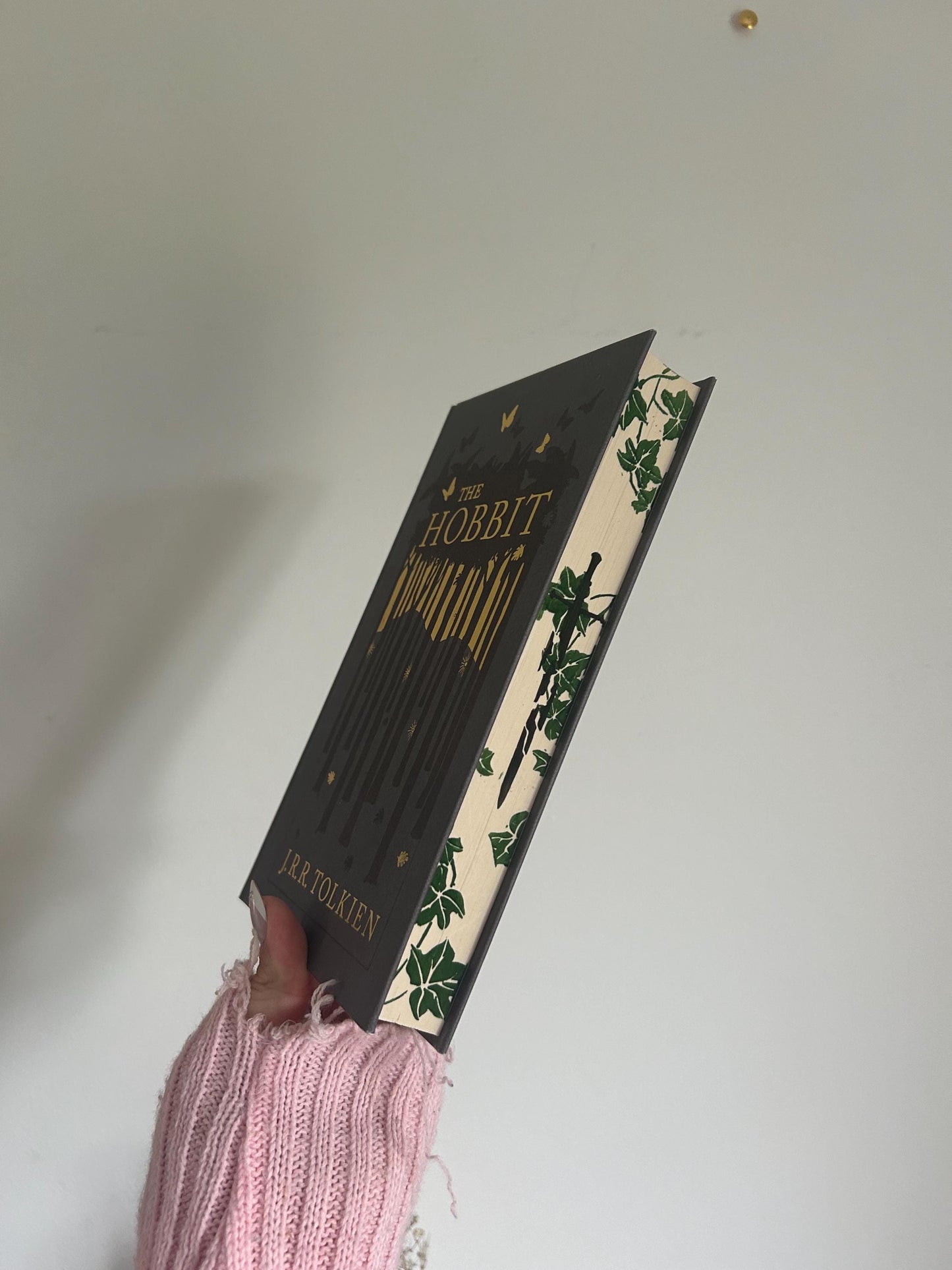 The Hobbit by J.R.R Tolkien hardback with sprayed edges