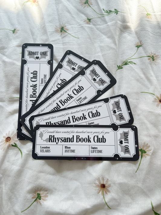 Rhysand Book Club Bookmark