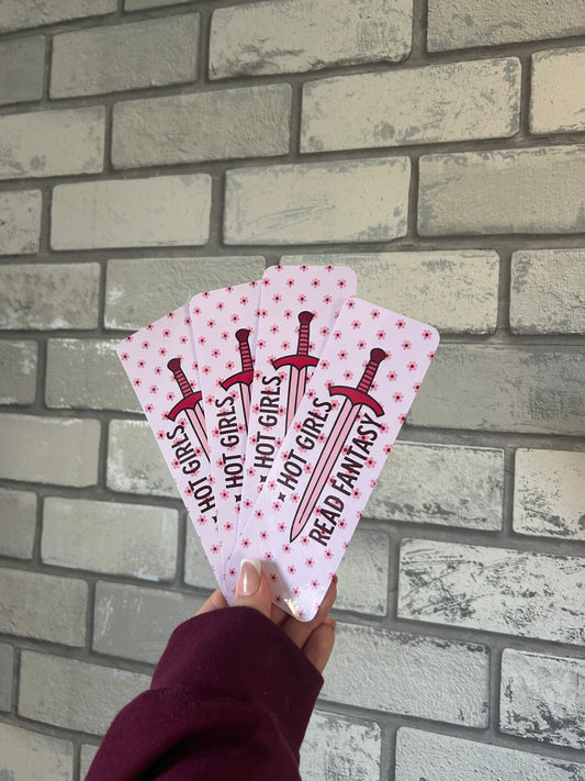 Hot Girls Read Fantasy Bookmark