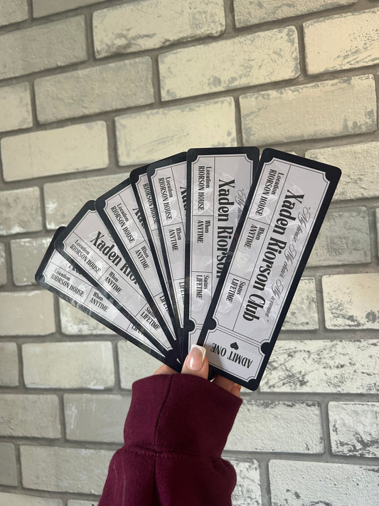Xaden Riorson Club Bookmark