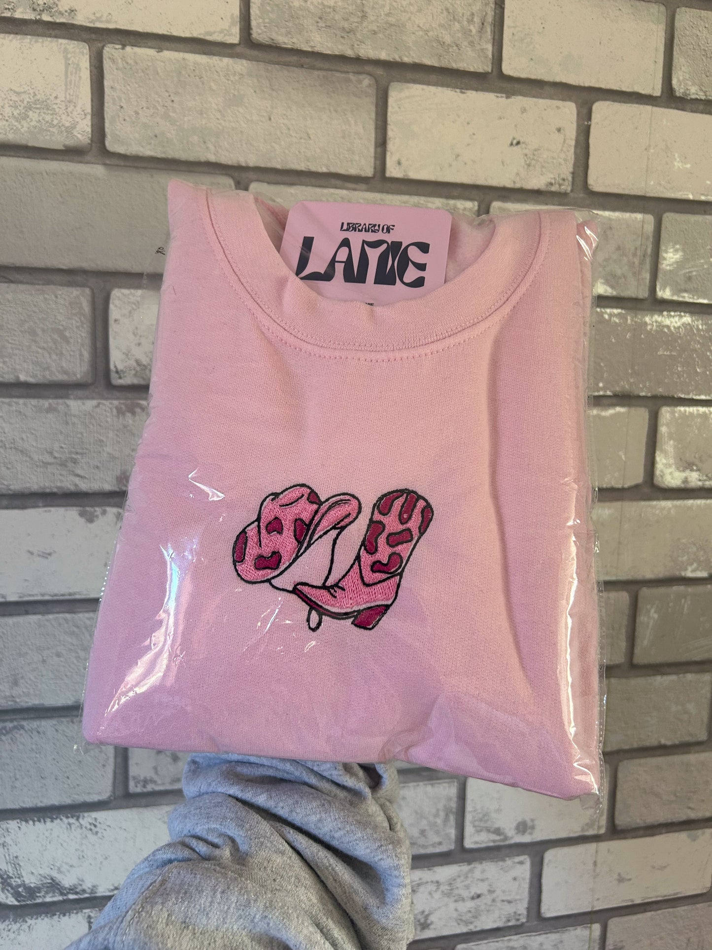 Cowboy Embroidered Sweatshirt