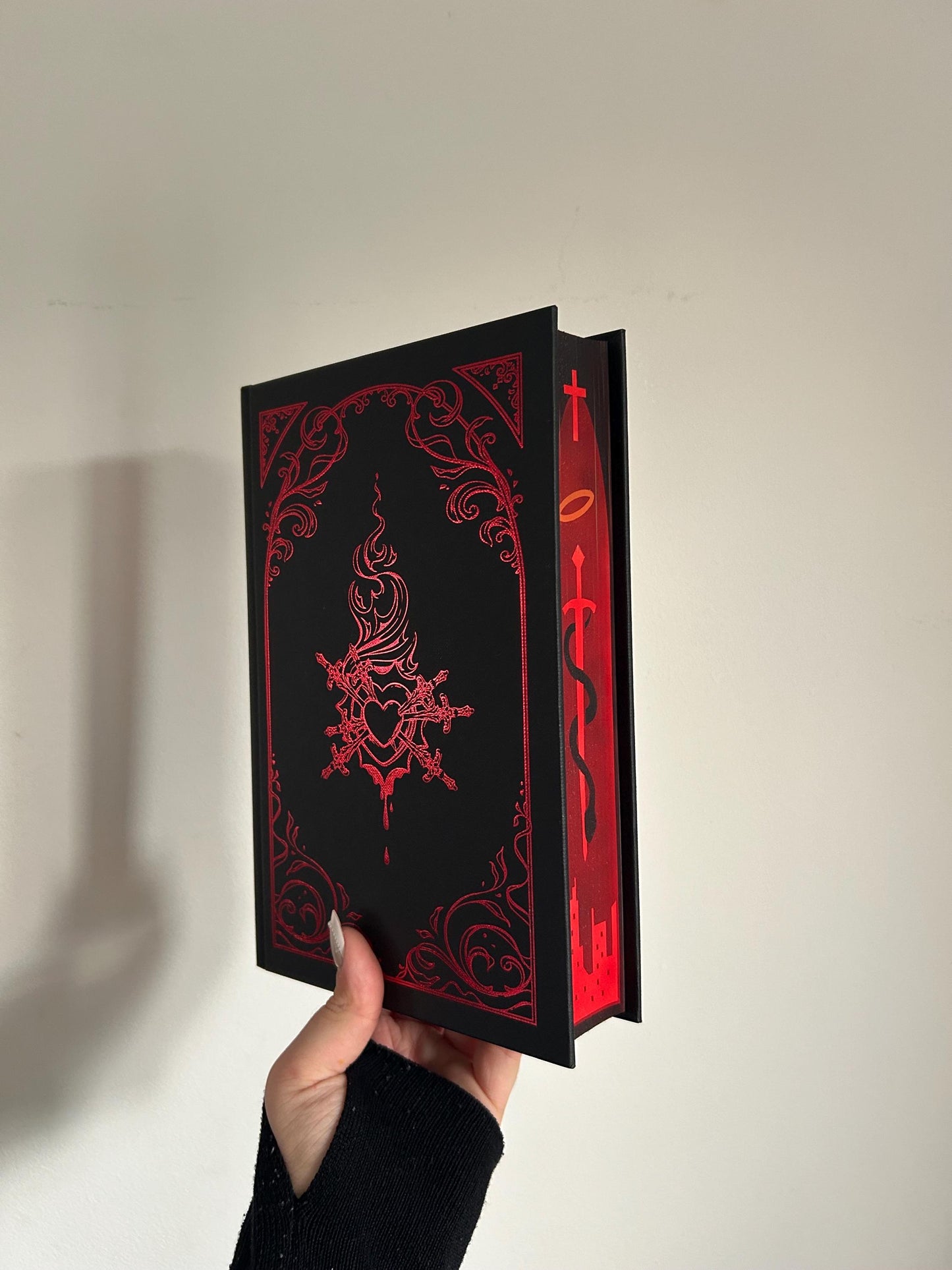 Terror At The Gates: Dark Romance Novel with Custom Sprayed Edges