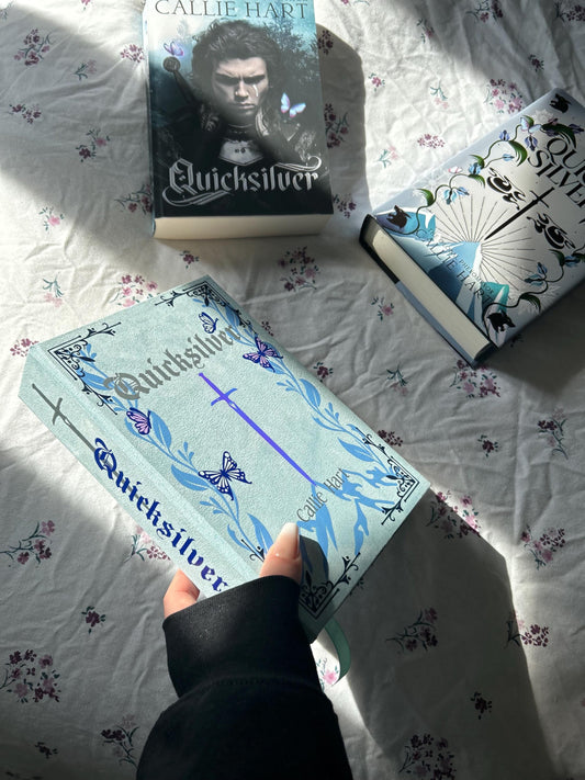 Quicksilver Rebind with sprayed edges by Callie Hart