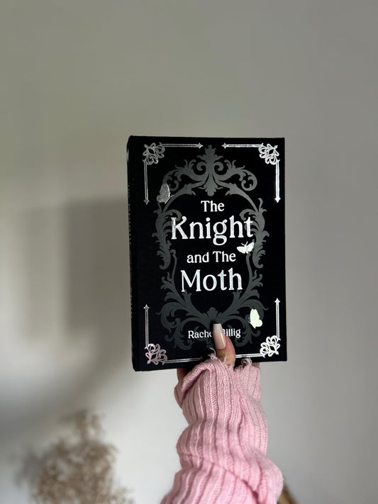 The Knight and The Moth rebind with sprayed edges by Rachel Gillig