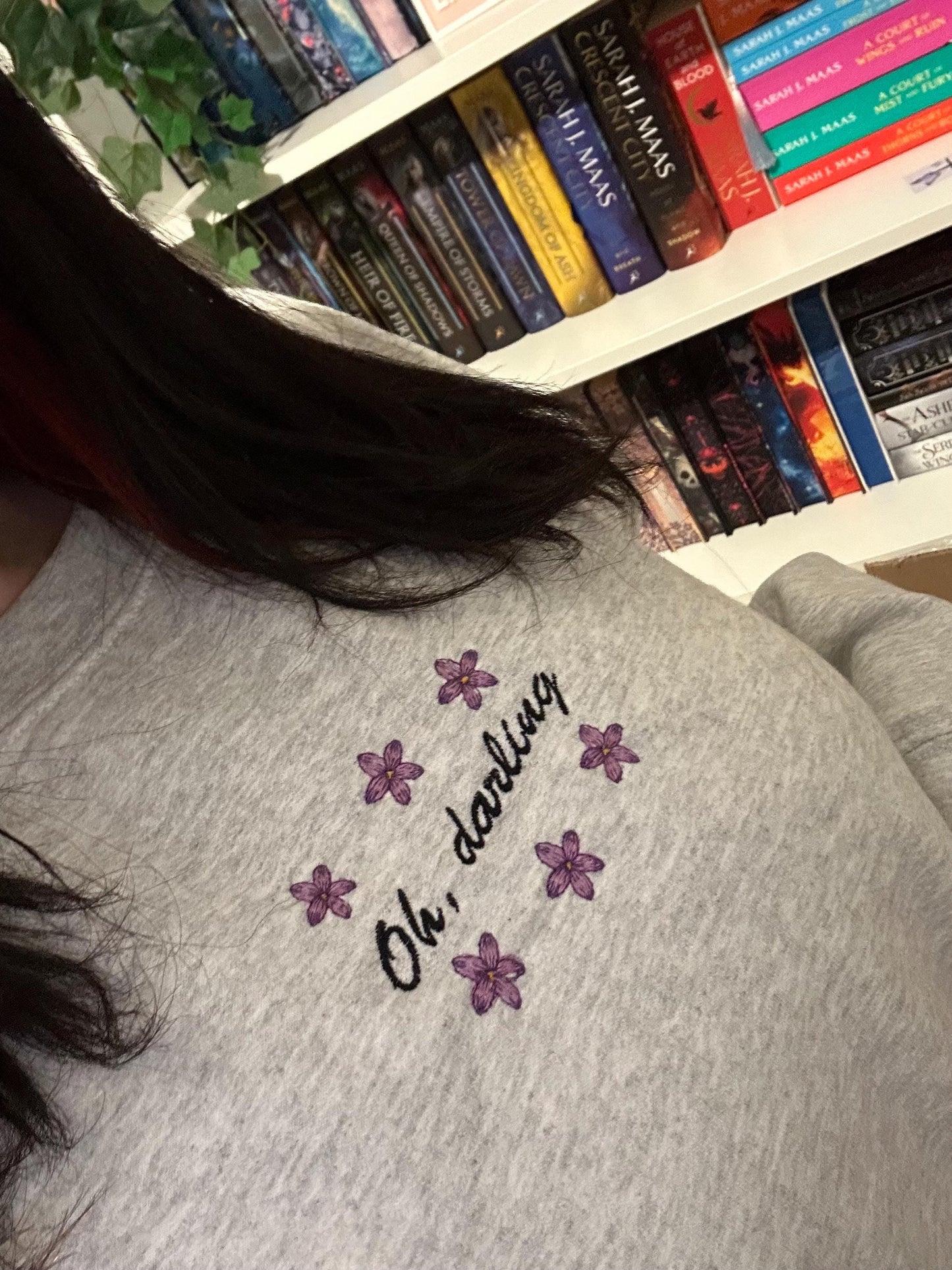 Oh, Darling Embroidered Sweatshirt