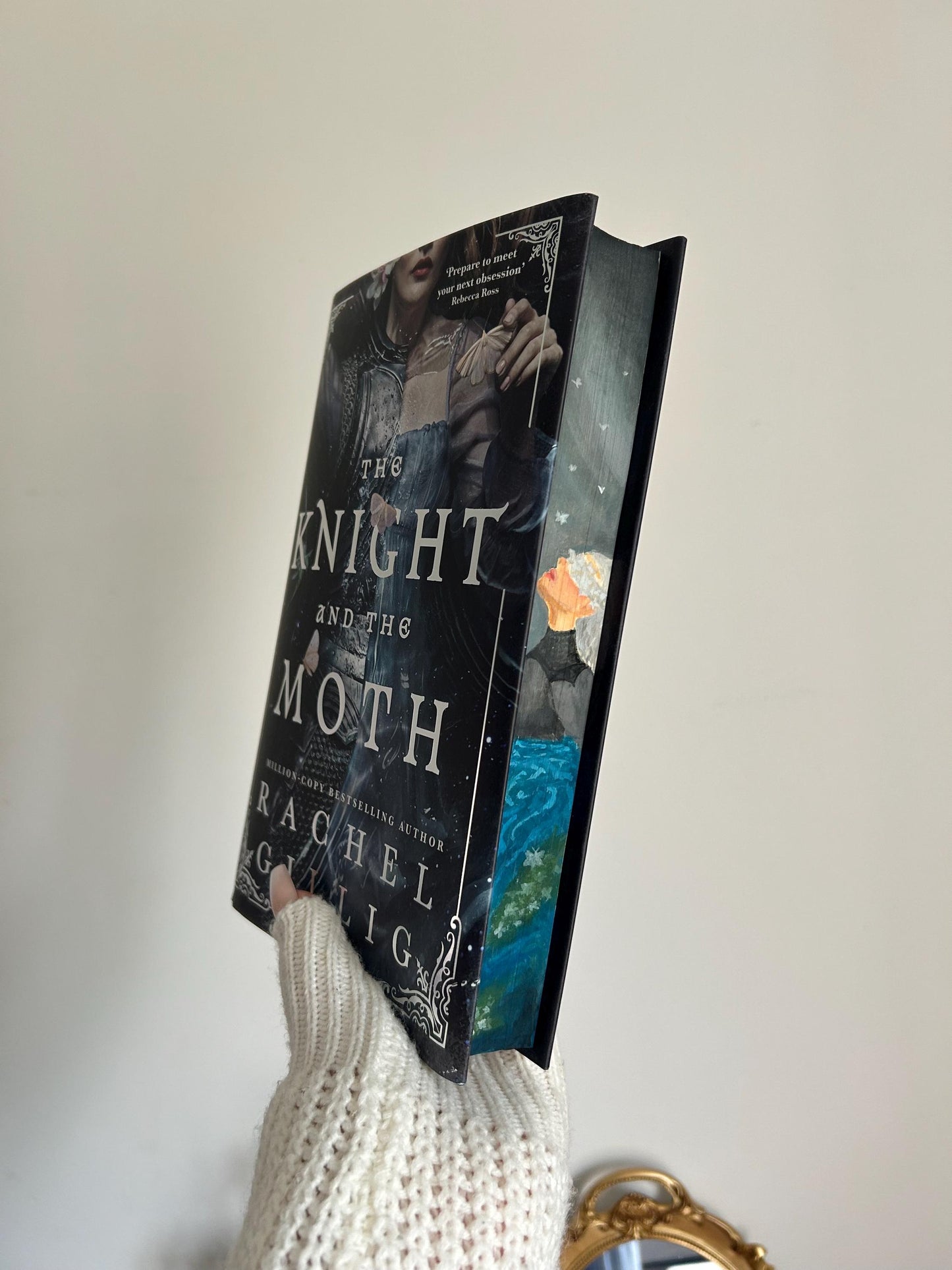 The Knight and The Moth by Rachel Gillig with sprayed edges