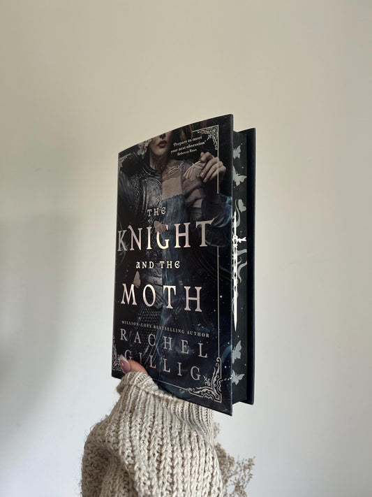 The Knight and The Moth by Rachel Gillig with sprayed edges