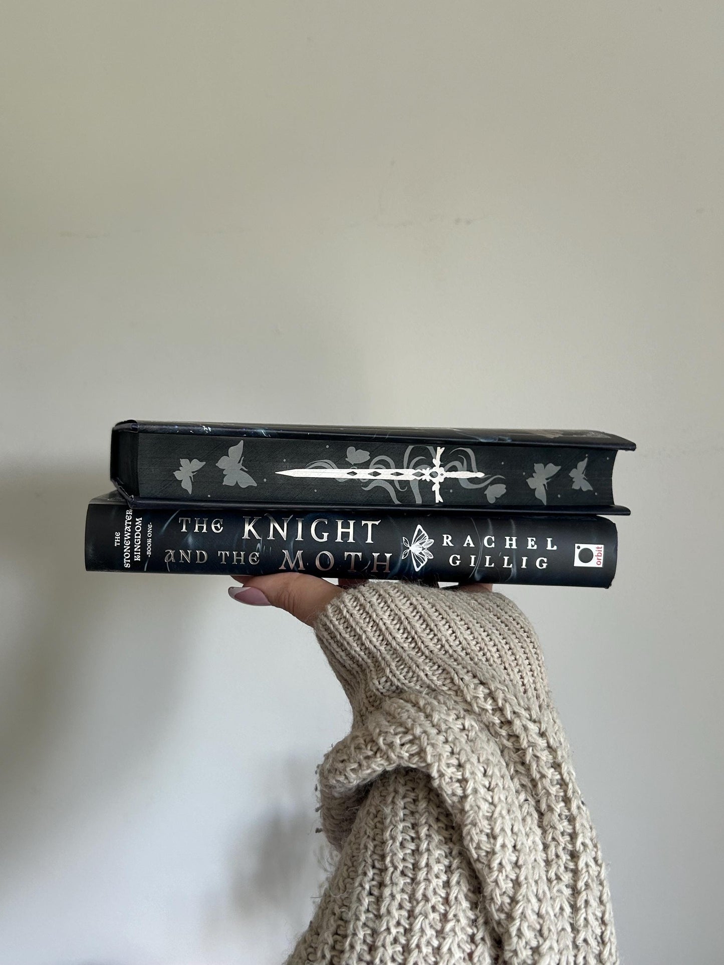 The Knight and The Moth by Rachel Gillig with sprayed edges