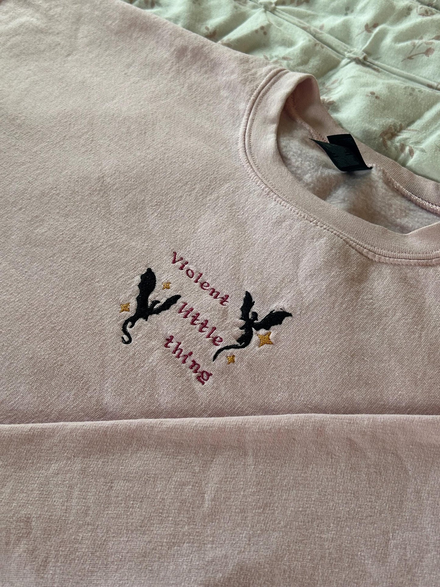 Embroidered Dragon Sweatshirt