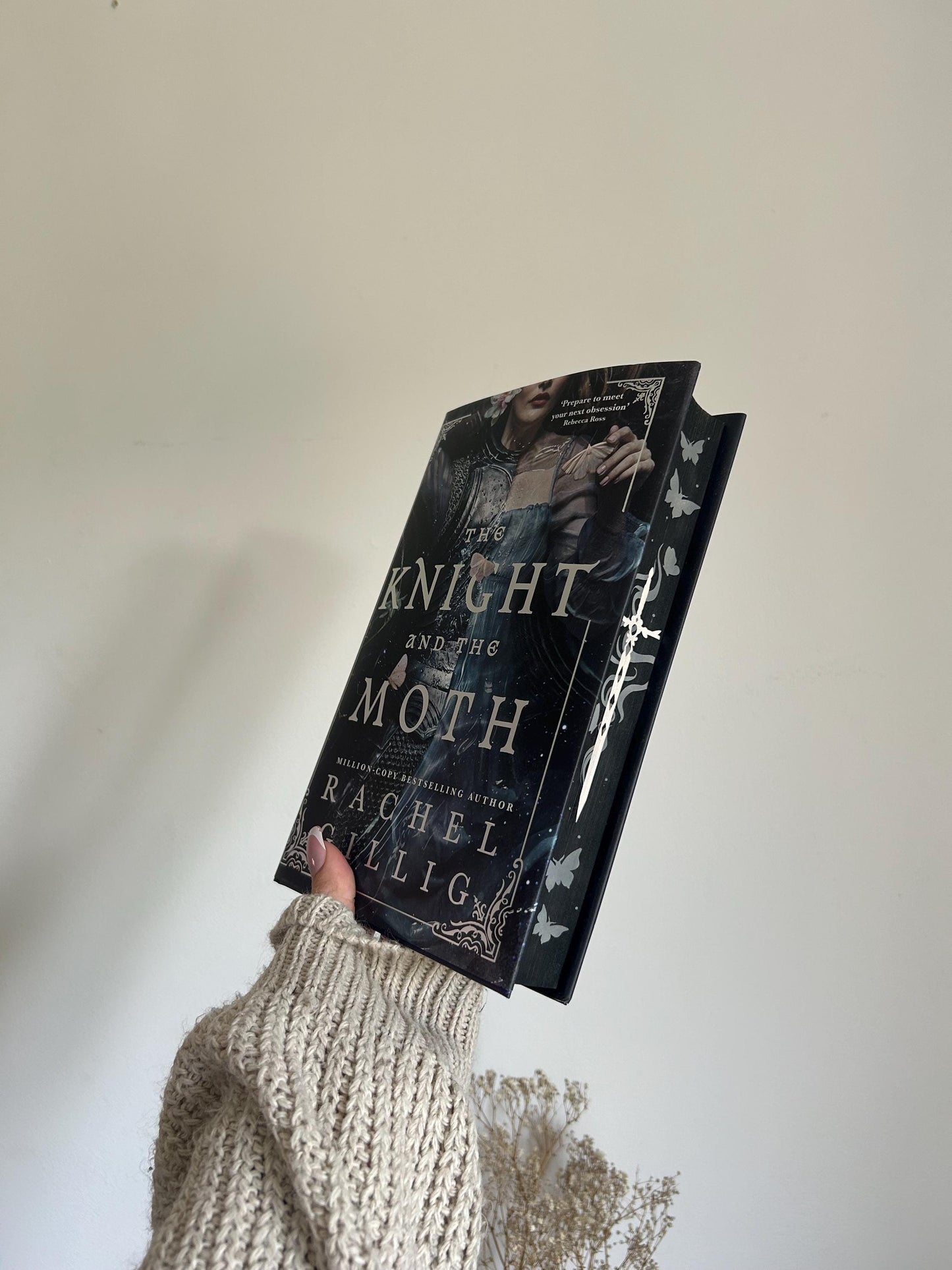 The Knight and The Moth by Rachel Gillig with sprayed edges