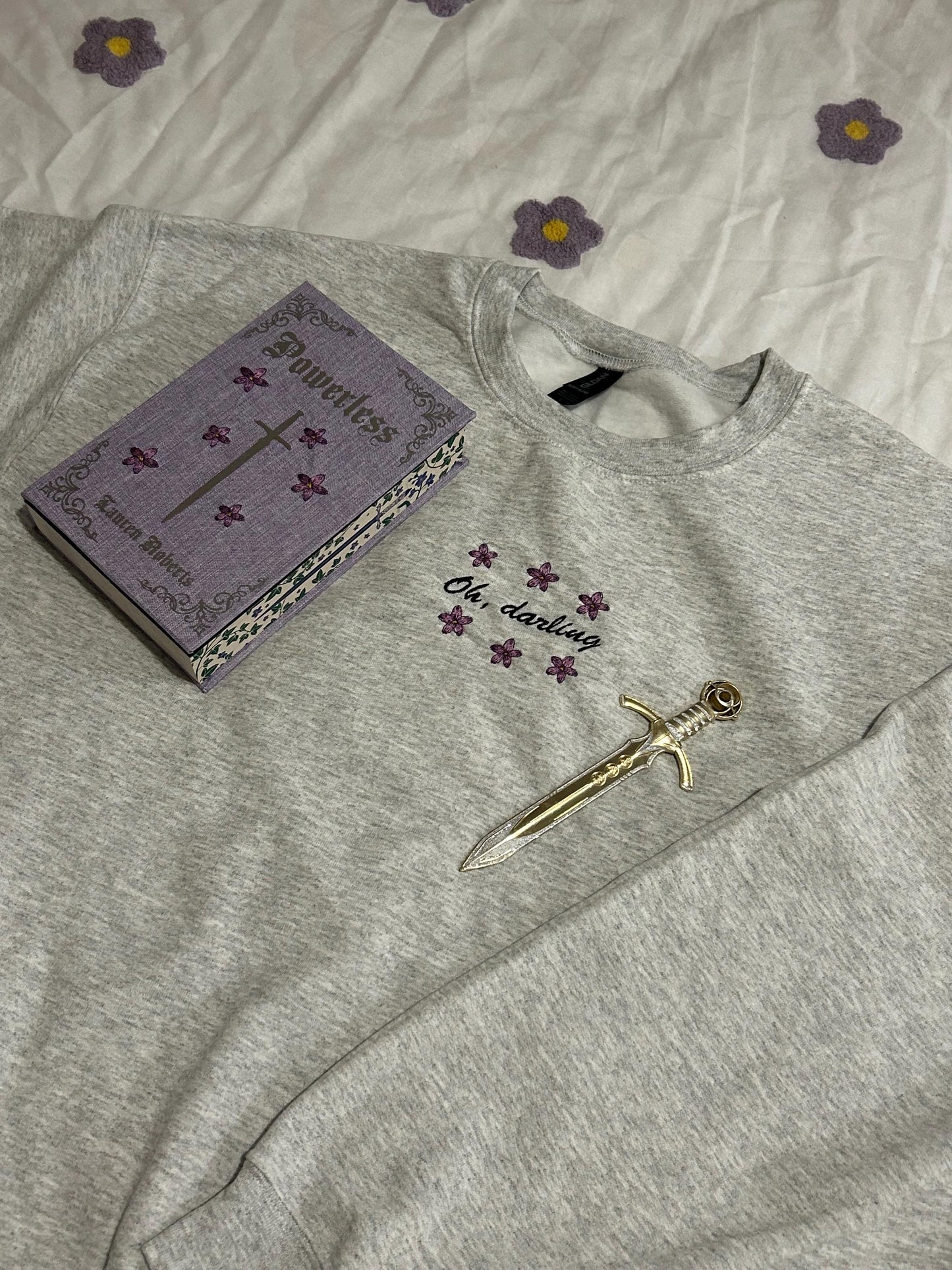 Oh, Darling Embroidered Sweatshirt
