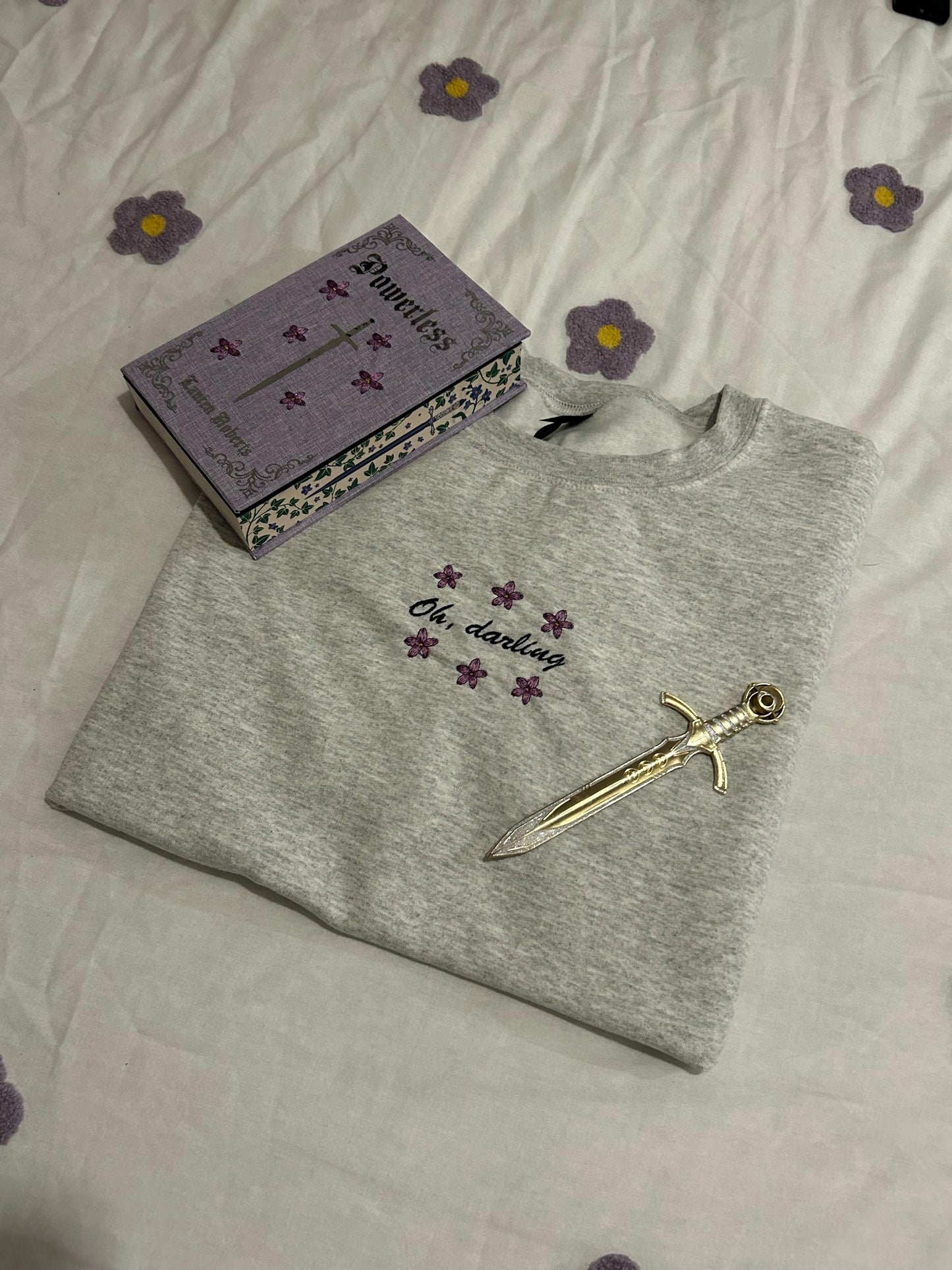 Oh, Darling Embroidered Sweatshirt