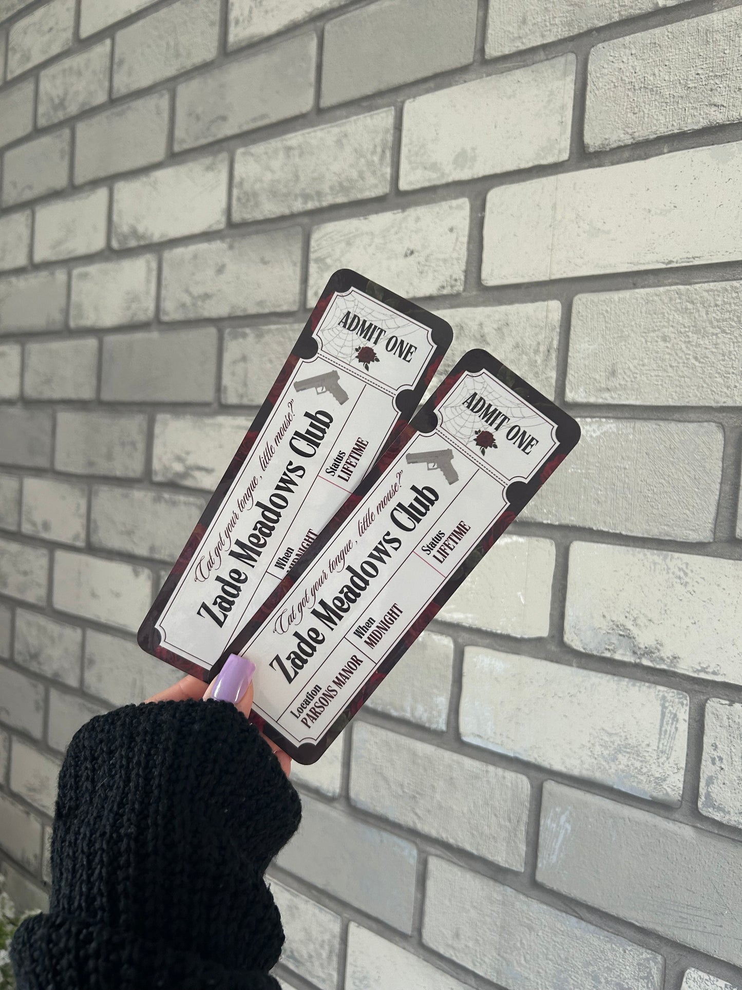 Zade Meadows Club Bookmark