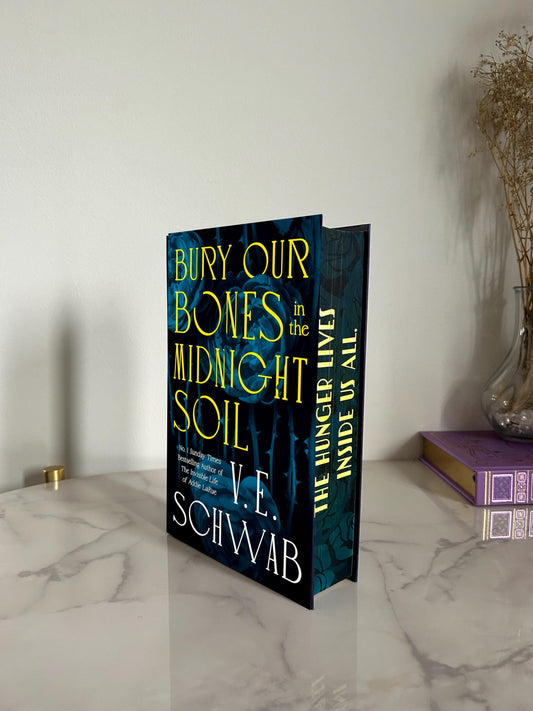 Bury Our Bones in the Midnight Soil by V.E. Schwab with sprayed edges