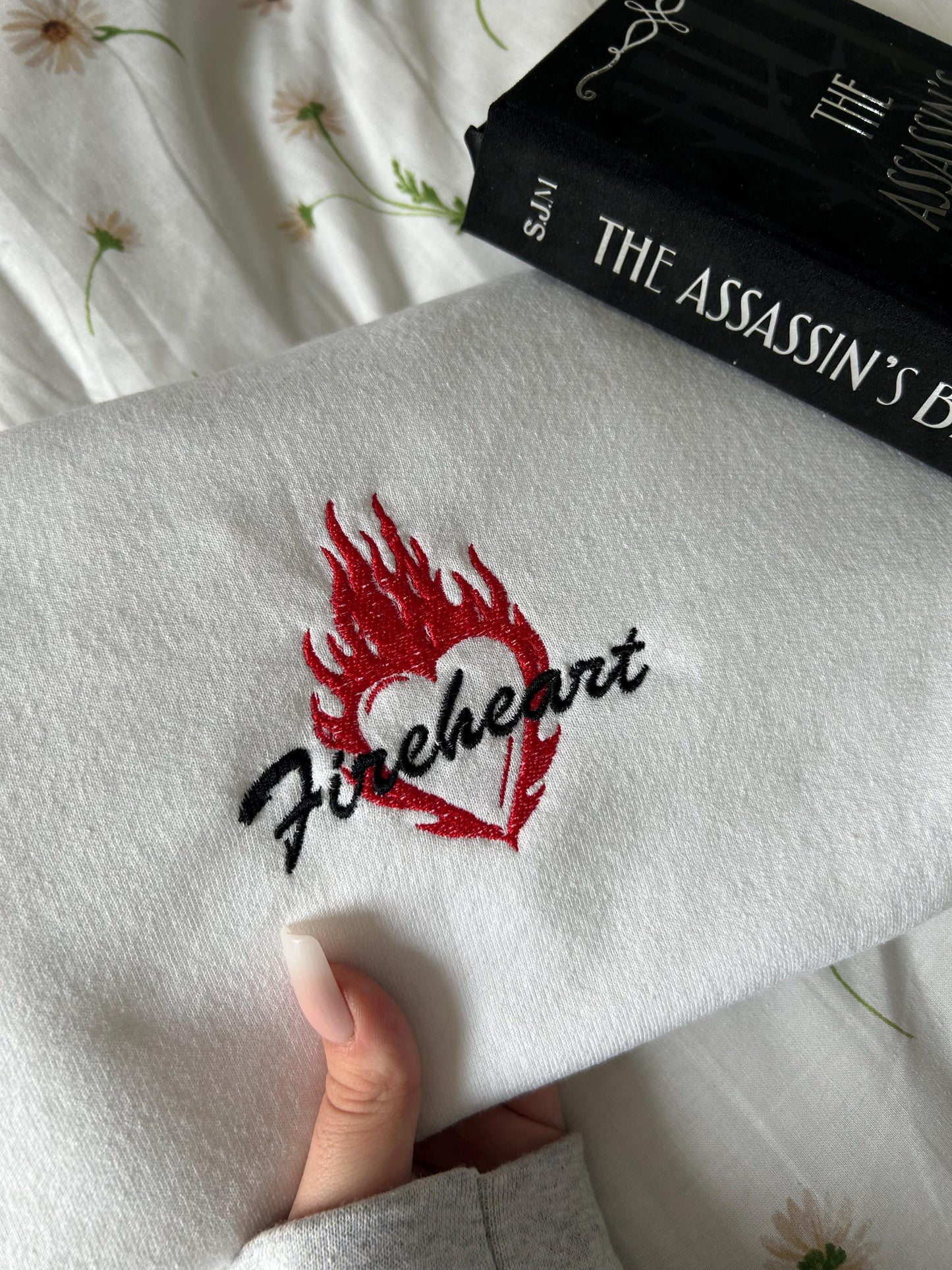 Fireheart Embroidered Sweatshirt