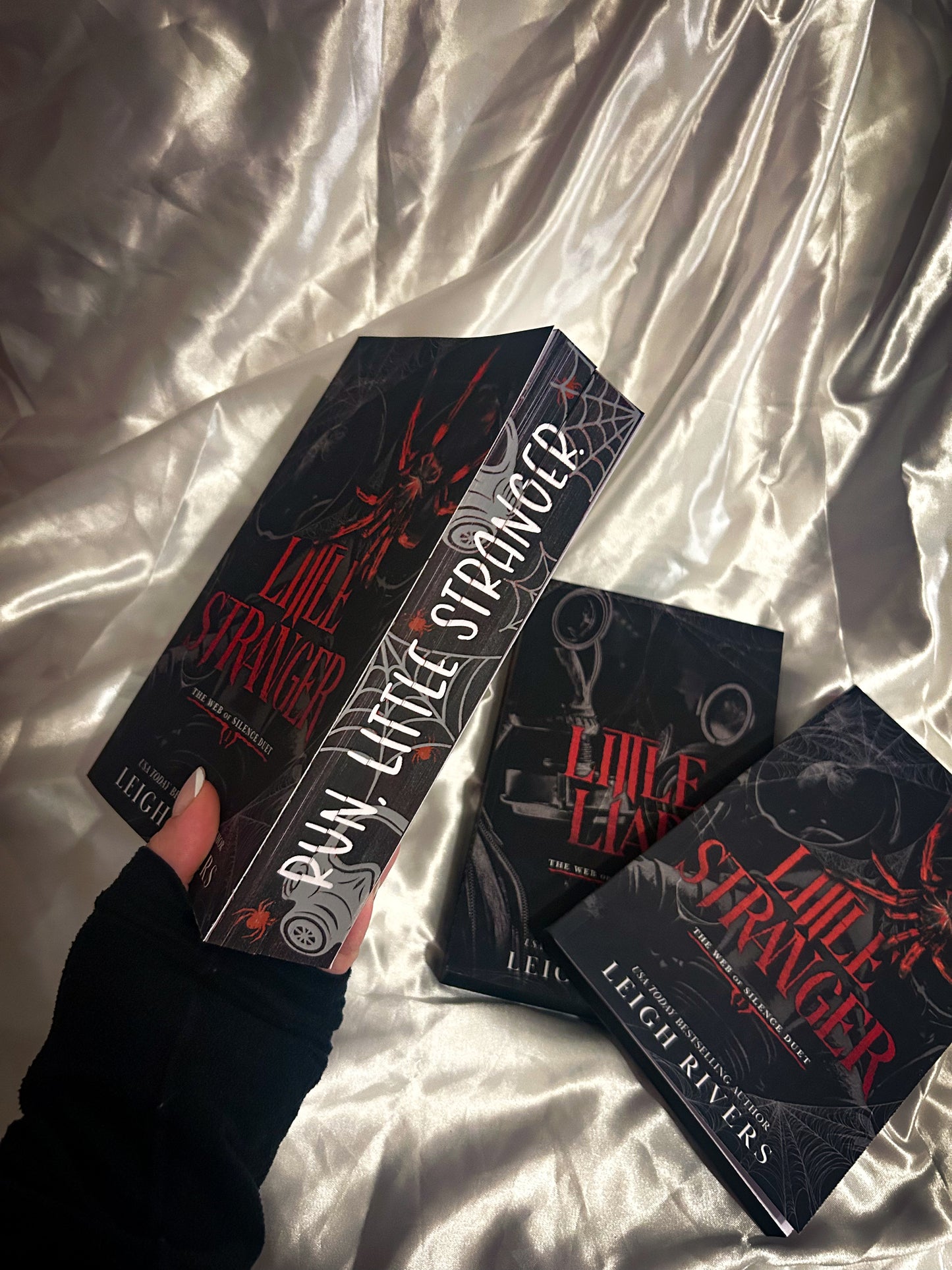 Little Liar and Little Stranger sprayed edge set - Ready To Ship