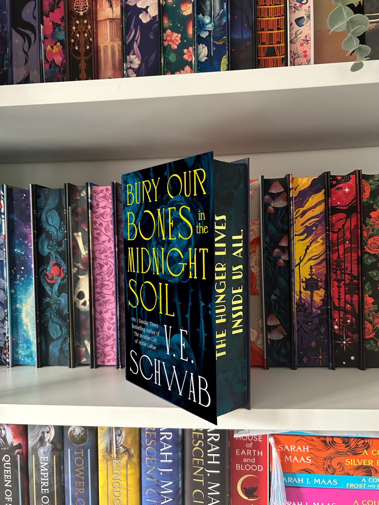 Bury Our Bones in the Midnight Soil by V.E. Schwab with sprayed edges