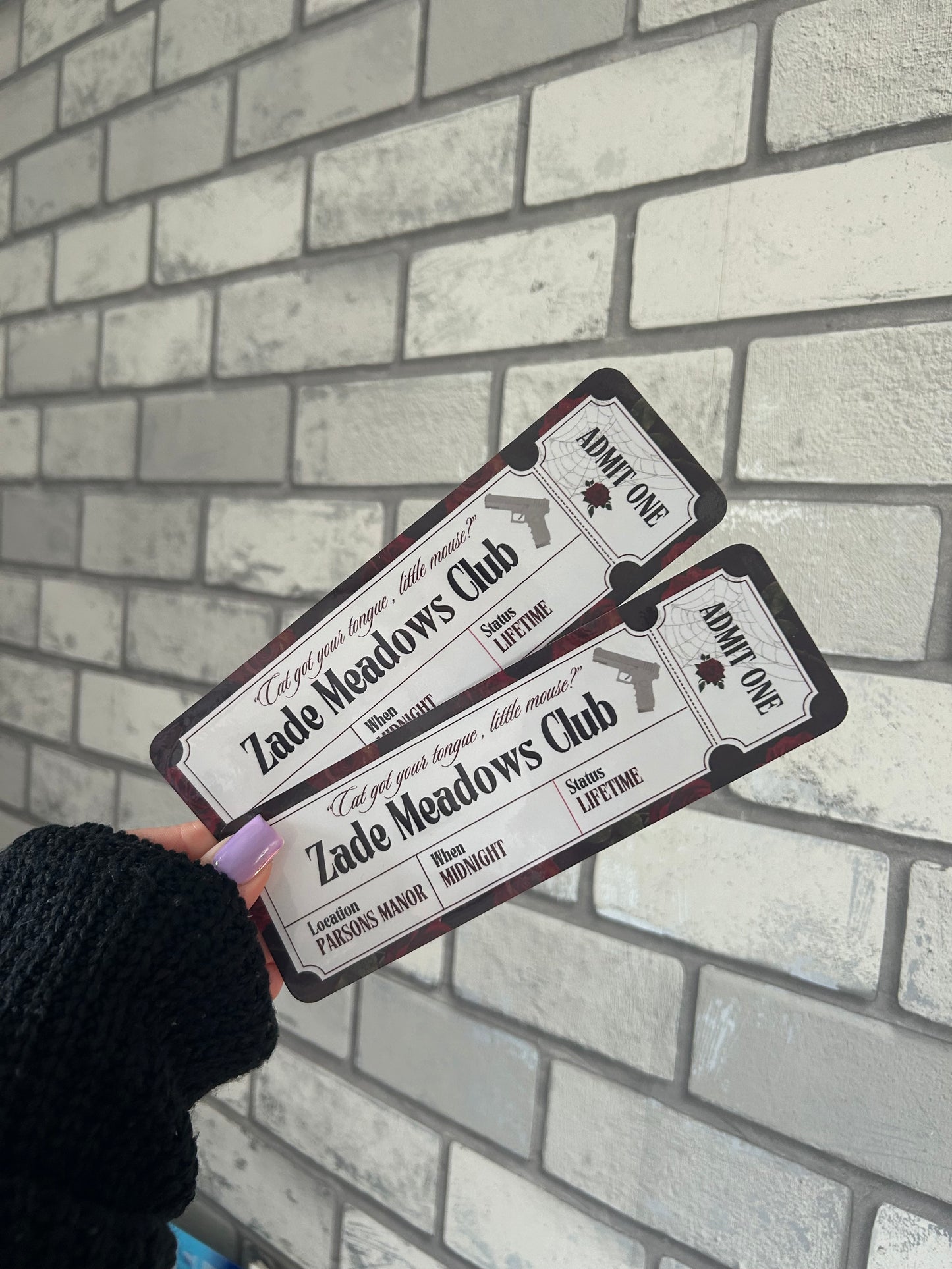 Zade Meadows Club Bookmark