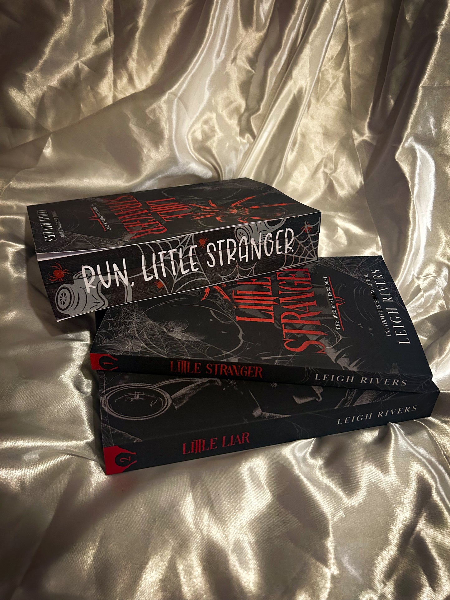 Little Liar and Little Stranger sprayed edge set - Ready To Ship
