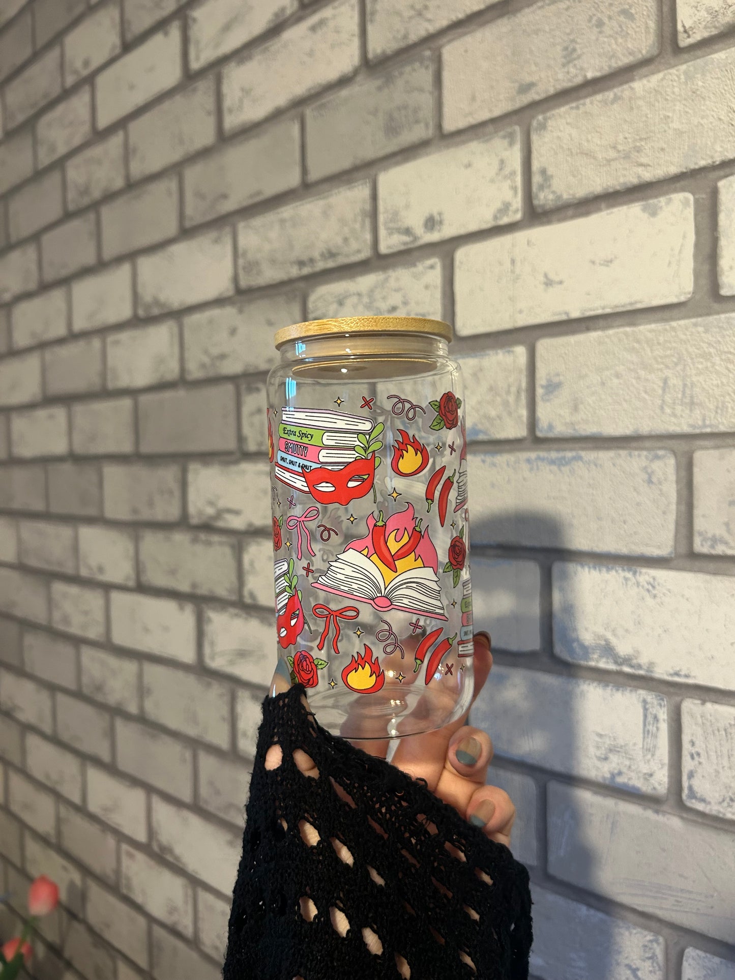 Smutty Spicy Glass Cup 16oz