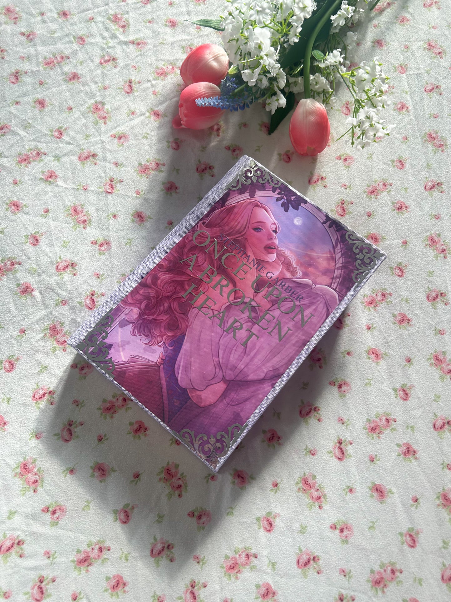 Once Upon A Broken Heart Rebind with Sprayed Edges