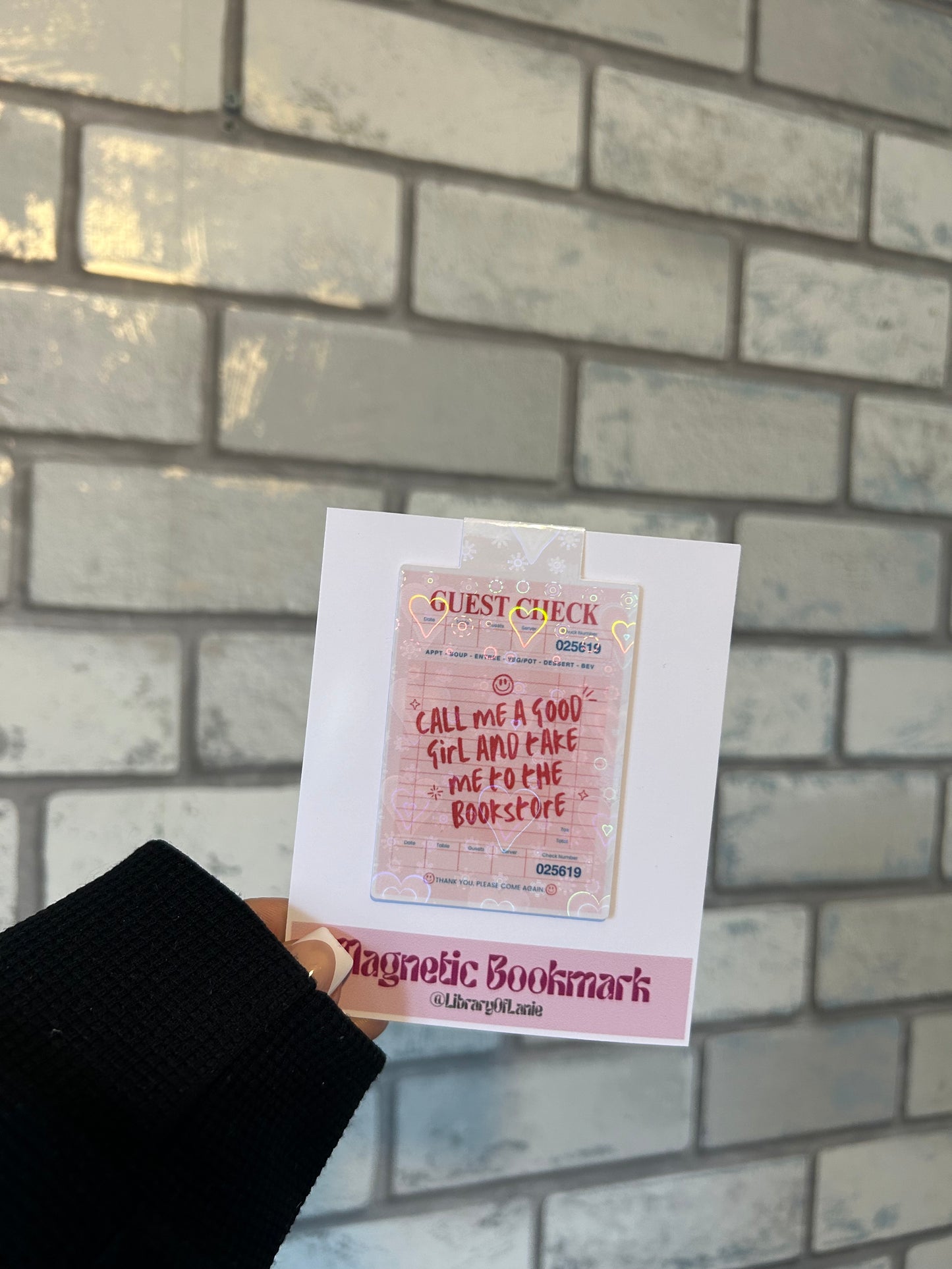 Magnetic Bookmark - Call Me A Good Girl and Take Me To The Bookstore