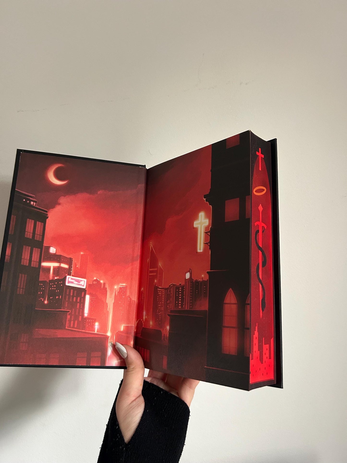Terror At The Gates: Dark Romance Novel with Custom Sprayed Edges