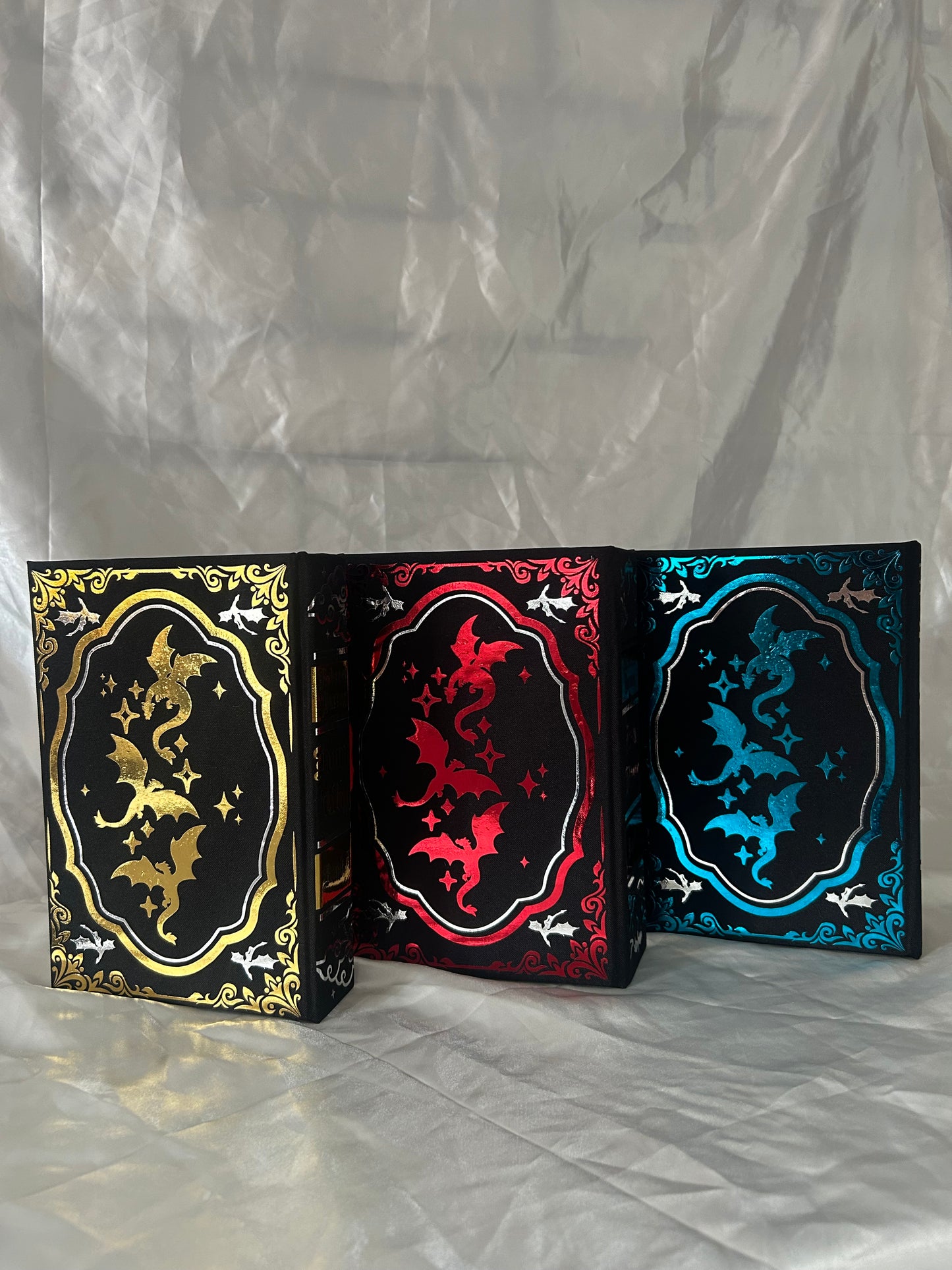 Fourth Wing, Iron Flame and Onyx Storm rebind set - ONE OF A KIND