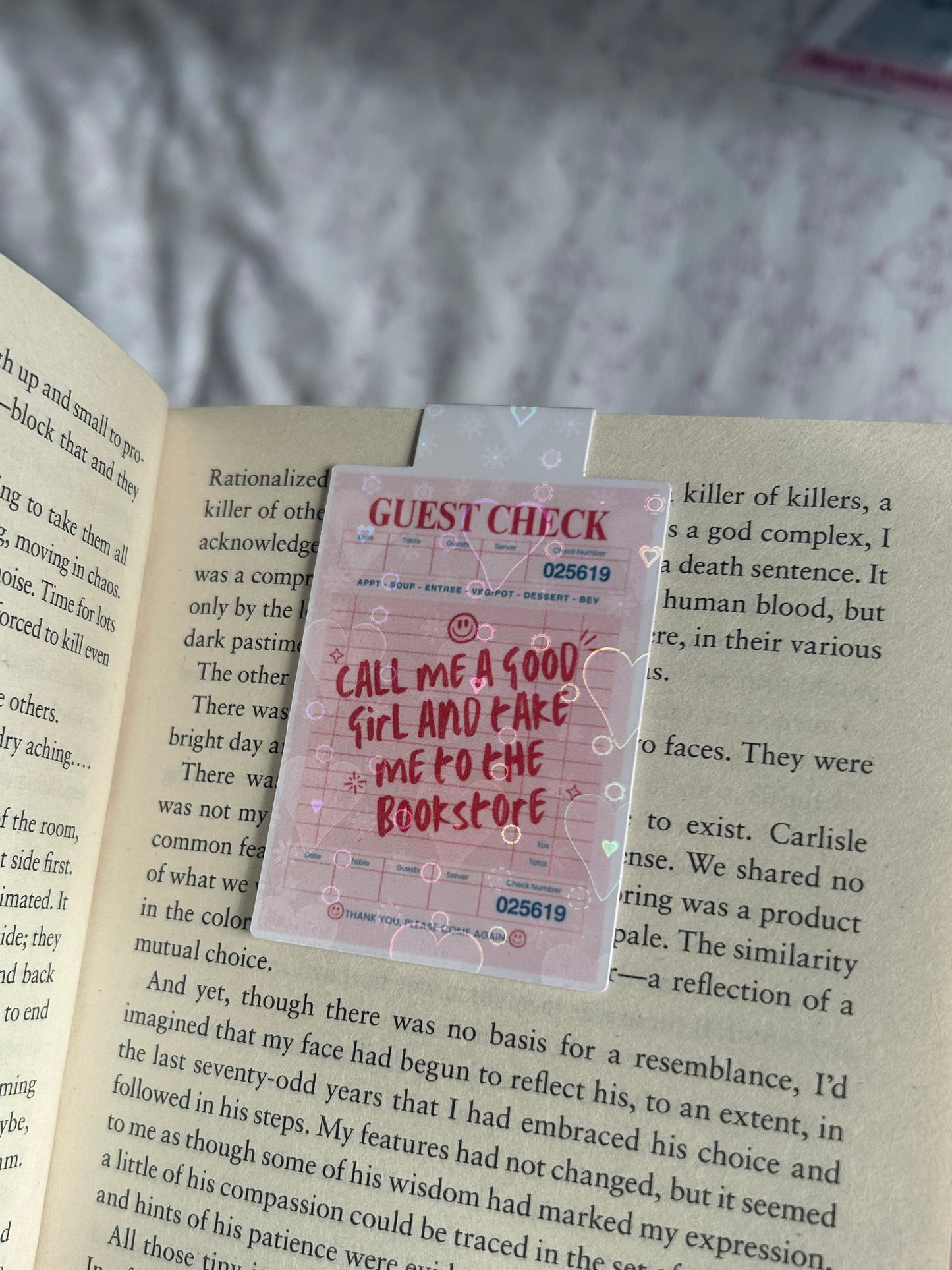 Magnetic Bookmark - Call Me A Good Girl and Take Me To The Bookstore