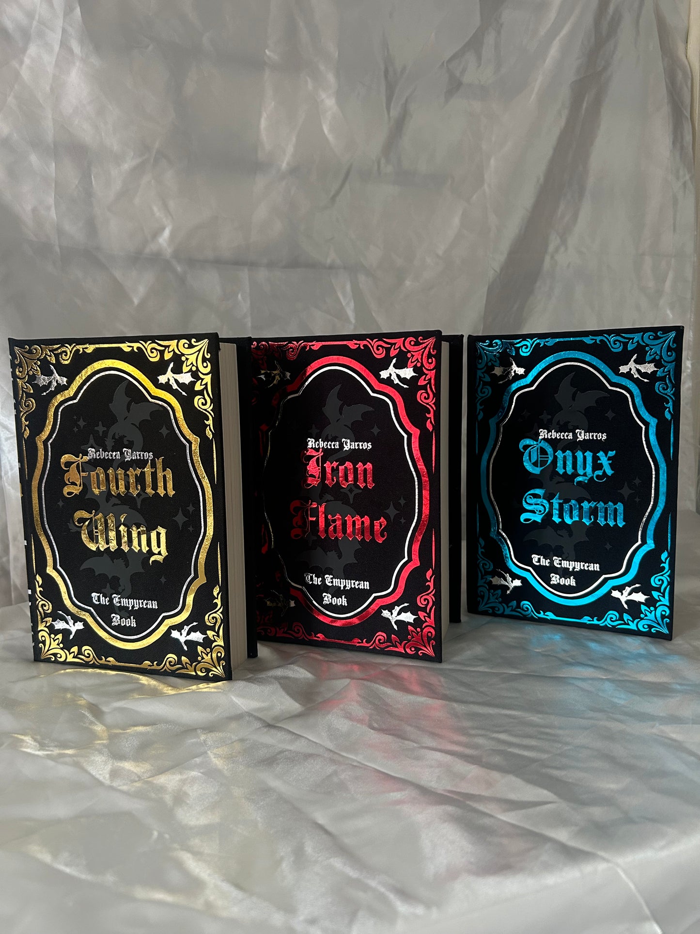 Fourth Wing, Iron Flame and Onyx Storm rebind set - ONE OF A KIND