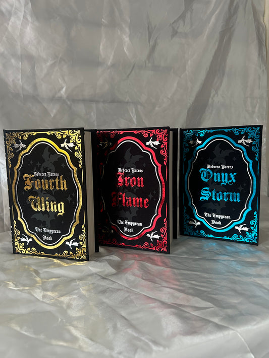 Fourth Wing, Iron Flame and Onyx Storm rebind set - ONE OF A KIND