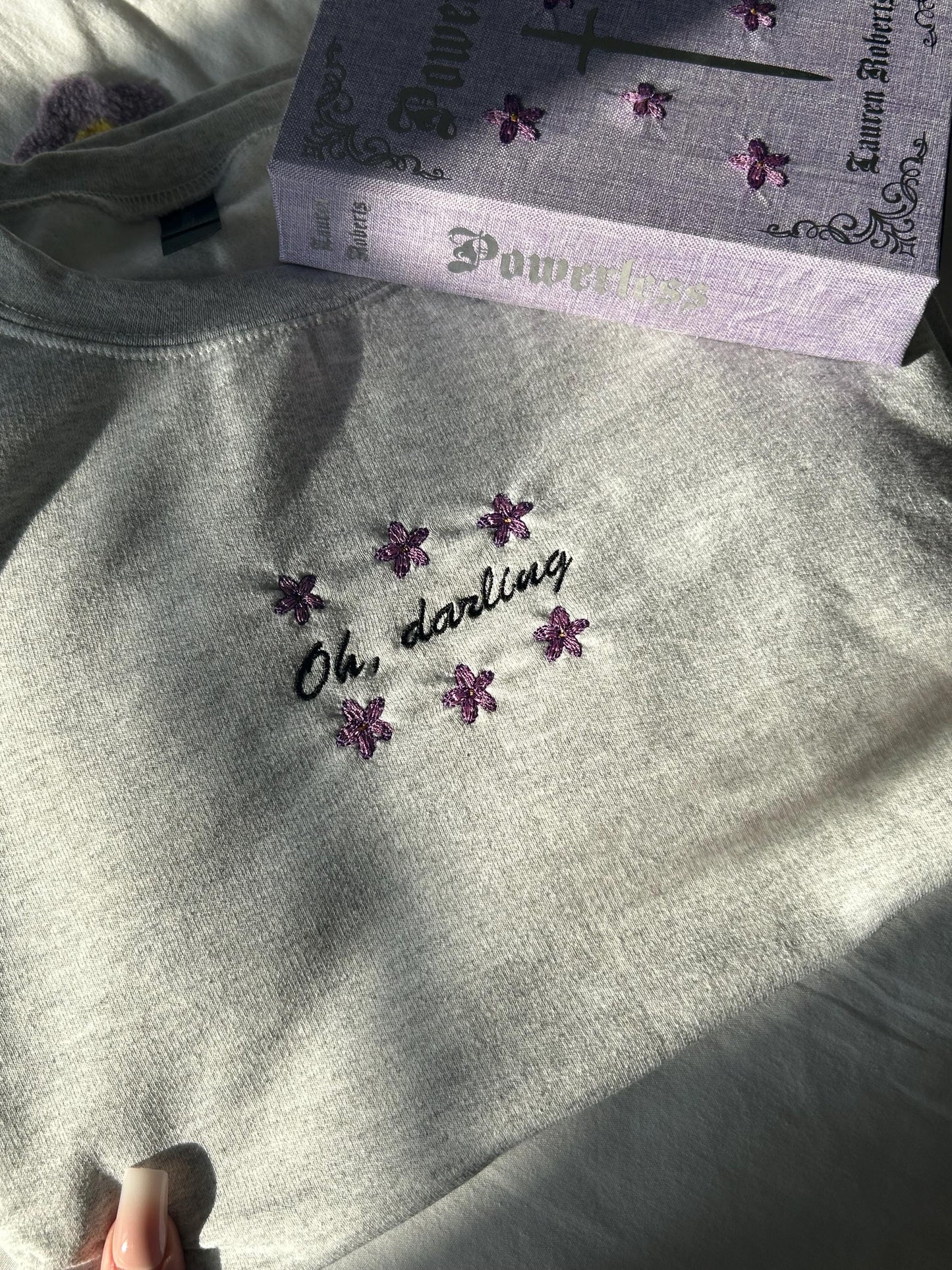 Oh, Darling Embroidered Sweatshirt