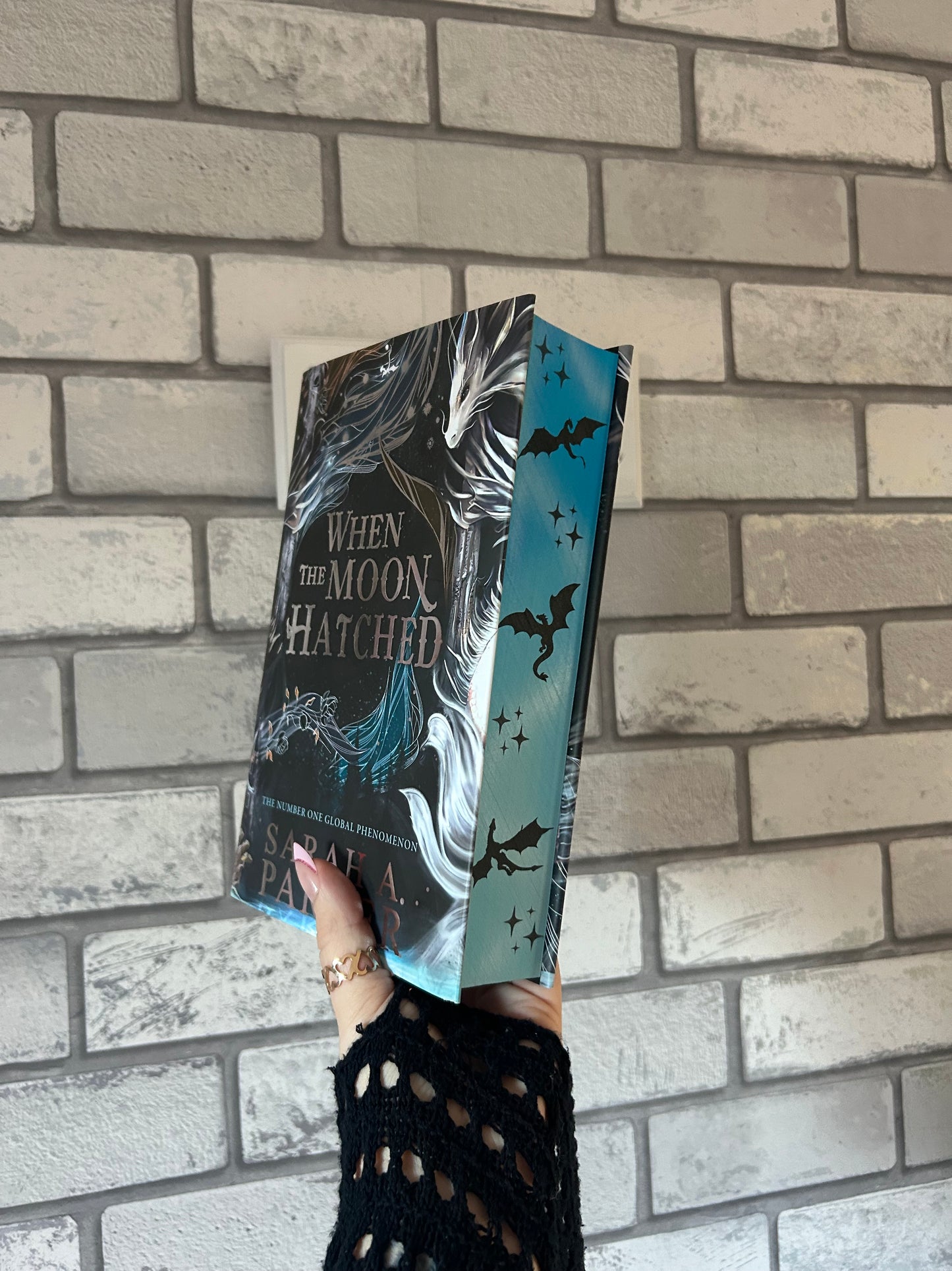When The Moon Hatched Hardback with Sprayed Edges