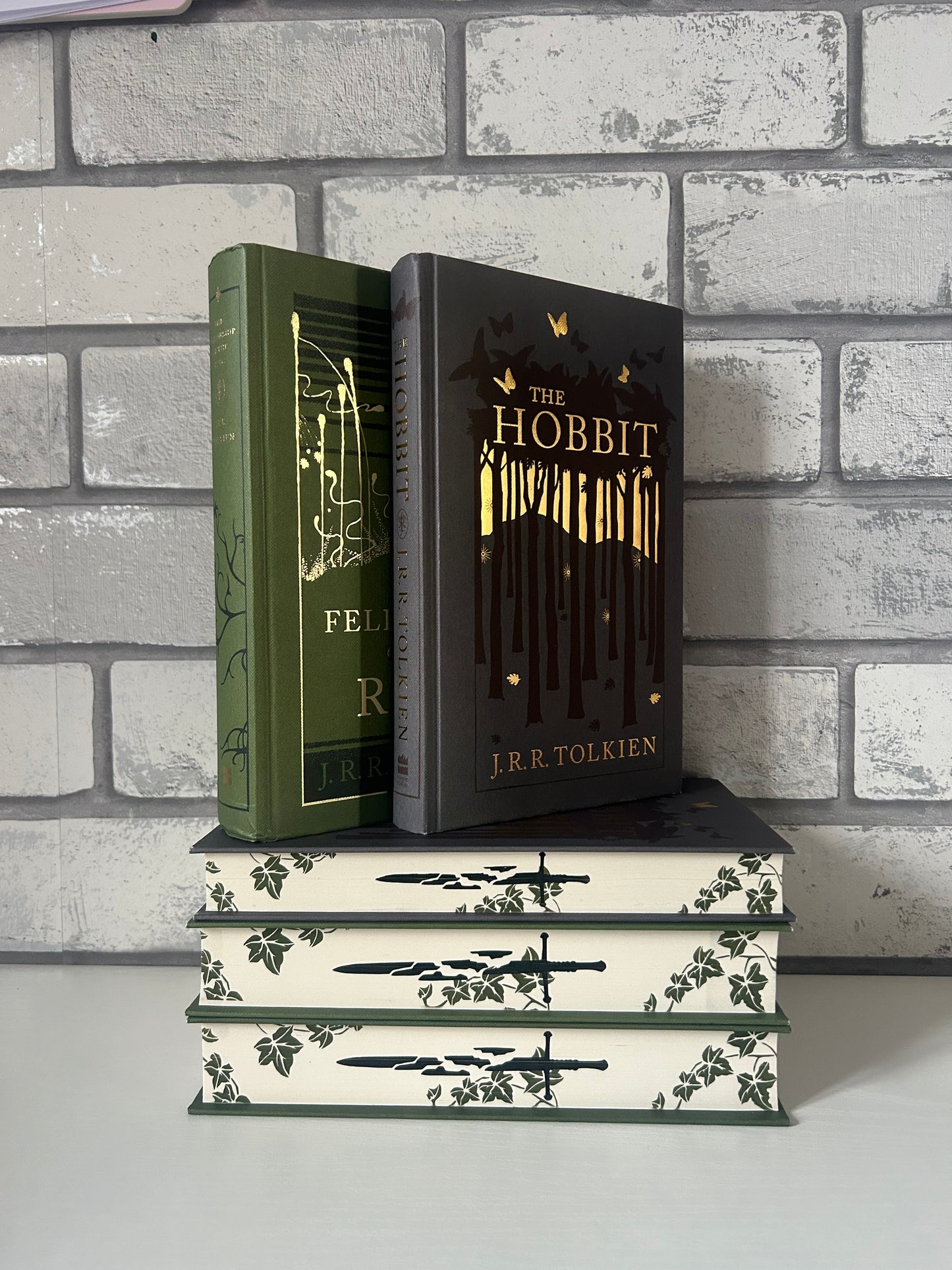 The Hobbit by J.R.R Tolkien hardback with sprayed edges